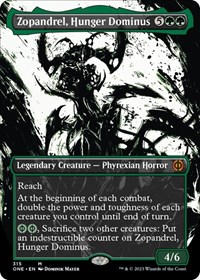 Zopandrel, Hunger Dominus (Showcase), Phyrexia: All Will Be One