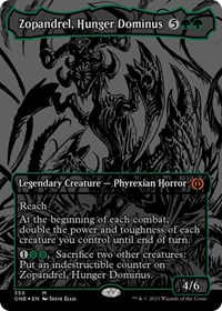 Zopandrel, Hunger Dominus (Oil Slick Raised Foil), Phyrexia: All Will Be One