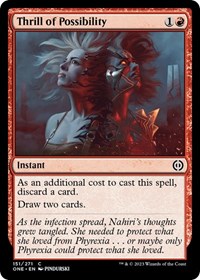 Thrill of Possibility, Phyrexia: All Will Be One