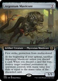 Argentum Masticore (Extended Art), Phyrexia: All Will Be One