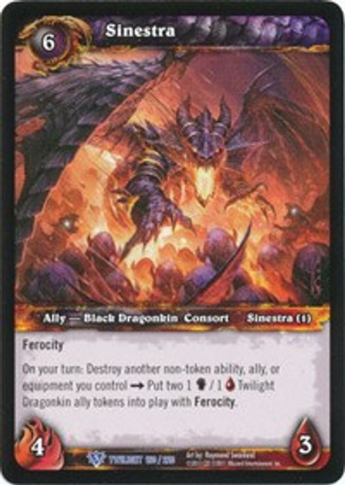 Sinestra, Standard, front