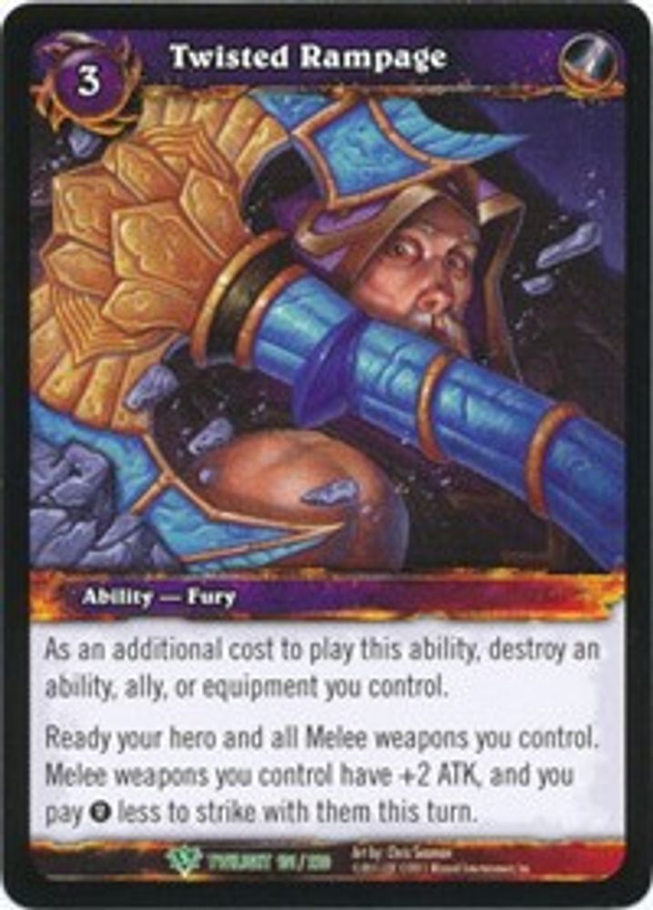 Twisted Rampage, Standard, front