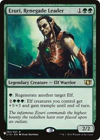 Ezuri, Renegade Leader, The List Reprints