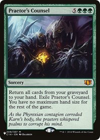 Praetor's Counsel, The List Reprints