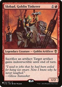 Slobad, Goblin Tinkerer, The List Reprints