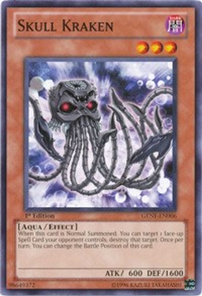 Skull Kraken, 1st-edition, front