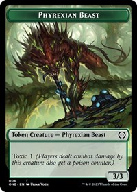 Phyrexian Beast Token, Phyrexia: All Will Be One