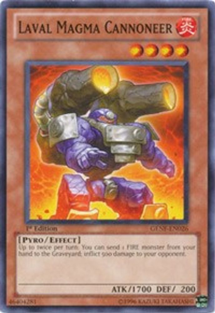 Laval Magma Cannoneer, 1st-edition, front