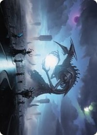 Blue Sun's Twilight Art Card, Art Series: Phyrexia: All Will Be One