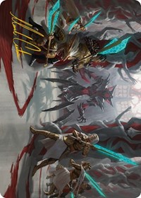 Goldwardens' Gambit Art Card (Gold-Stamped Signature), Art Series: Phyrexia: All Will Be One