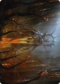 Solphim, Mayhem Dominus Art Card, Art Series: Phyrexia: All Will Be One