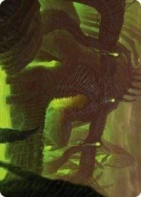 The Dross Pits Art Card, Art Series: Phyrexia: All Will Be One