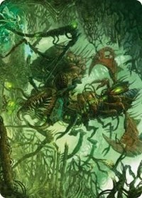 Skyscythe Engulfer Art Card, Art Series: Phyrexia: All Will Be One