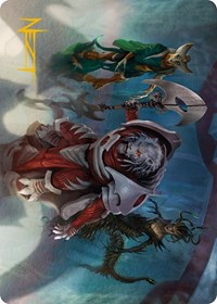 Norn's Decree Art Card (Gold-Stamped Signature), Art Series: Phyrexia: All Will Be One