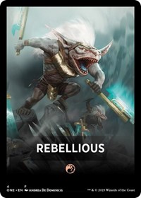 Rebellious Theme Card, Phyrexia: All Will Be One