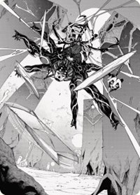 Kaito, Dancing Shadow Art Card (78/81), Art Series: Phyrexia: All Will Be One