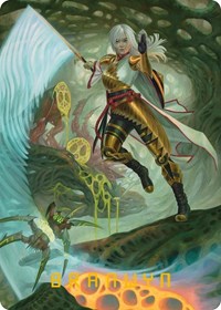 The Eternal Wanderer Art Card (Gold-Stamped Signature), Art Series: Phyrexia: All Will Be One