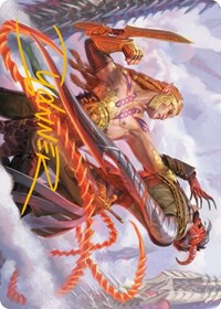Tyvar's Stand Art Card (Gold-Stamped Signature), Art Series: Phyrexia: All Will Be One