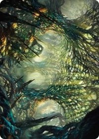 The Hunter Maze Art Card, Art Series: Phyrexia: All Will Be One