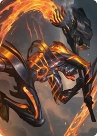 Forgehammer Centurion Art Card, Art Series: Phyrexia: All Will Be One