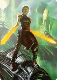 Nahiri, the Unforgiving Art Card (51/81), Art Series: Phyrexia: All Will Be One