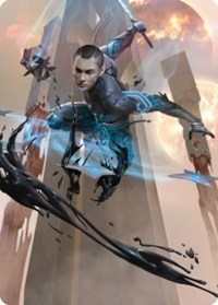Kaito, Dancing Shadow Art Card (48/81), Art Series: Phyrexia: All Will Be One