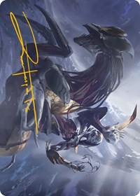 Ria Ivor, Bane of Bladehold Art Card (Gold-Stamped Signature), Art Series: Phyrexia: All Will Be One