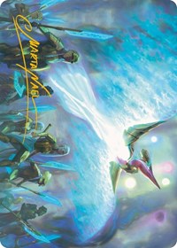 Otharri, Suns' Glory Art Card (Gold-Stamped Signature), Art Series: Phyrexia: All Will Be One