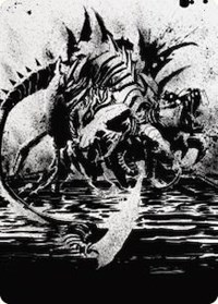 Karumonix, the Rat King Art Card, Art Series: Phyrexia: All Will Be One