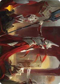 Porcelain Zealot Art Card (Gold-Stamped Signature), Art Series: Phyrexia: All Will Be One