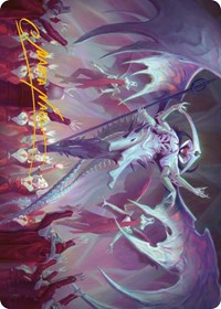 Atraxa, Grand Unifier Art Card (45/81) (Gold-Stamped Signature), Art Series: Phyrexia: All Will Be One