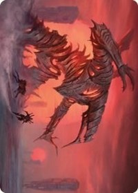 Red Sun's Twilight Art Card, Art Series: Phyrexia: All Will Be One