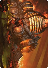 Urabrask's Forge Art Card (Gold-Stamped Signature), Art Series: Phyrexia: All Will Be One