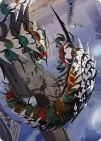 Atraxa's Skitterfang Art Card, Art Series: Phyrexia: All Will Be One