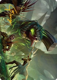 Noxious Assault Art Card (Gold-Stamped Signature), Art Series: Phyrexia: All Will Be One