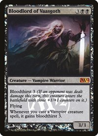 Bloodlord of Vaasgoth, Prerelease Cards