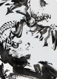 Quicksilver Fisher Art Card, Art Series: Phyrexia: All Will Be One