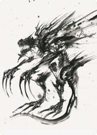 Phyrexian Obliterator Art Card, Art Series: Phyrexia: All Will Be One