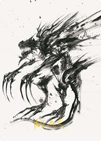 Phyrexian Obliterator Art Card (Gold-Stamped Signature), Art Series: Phyrexia: All Will Be One