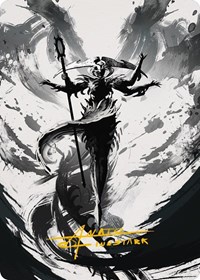 Atraxa, Grand Unifier Art Card (77/81) (Gold-Stamped Signature), Art Series: Phyrexia: All Will Be One