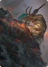 Against All Odds Art Card, Art Series: Phyrexia: All Will Be One