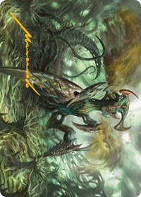 Zopandrel, Hunger Dominus Art Card (Gold-Stamped Signature), Art Series: Phyrexia: All Will Be One
