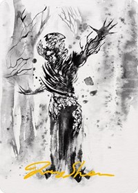 Rustvine Cultivator Art Card (Gold-Stamped Signature), Art Series: Phyrexia: All Will Be One