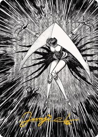 Elesh Norn, Mother of Machines Art Card (64/81) (Gold-Stamped Signature), Art Series: Phyrexia: All Will Be One