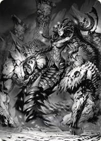 Vraska, Betrayal's Sting Art Card, Art Series: Phyrexia: All Will Be One