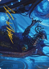 Atmosphere Surgeon Art Card (Gold-Stamped Signature), Art Series: Phyrexia: All Will Be One