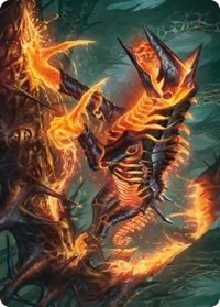 Kuldotha Cackler Art Card, Art Series: Phyrexia: All Will Be One