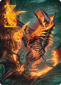 Kuldotha Cackler Art Card (Gold-Stamped Signature), Art Series: Phyrexia: All Will Be One