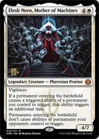 Elesh Norn, Mother of Machines, Prerelease Cards