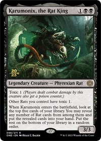 Karumonix, the Rat King, Prerelease Cards